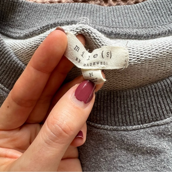 Madewell Ruffle Sweatshirt - Picture 2 of 5